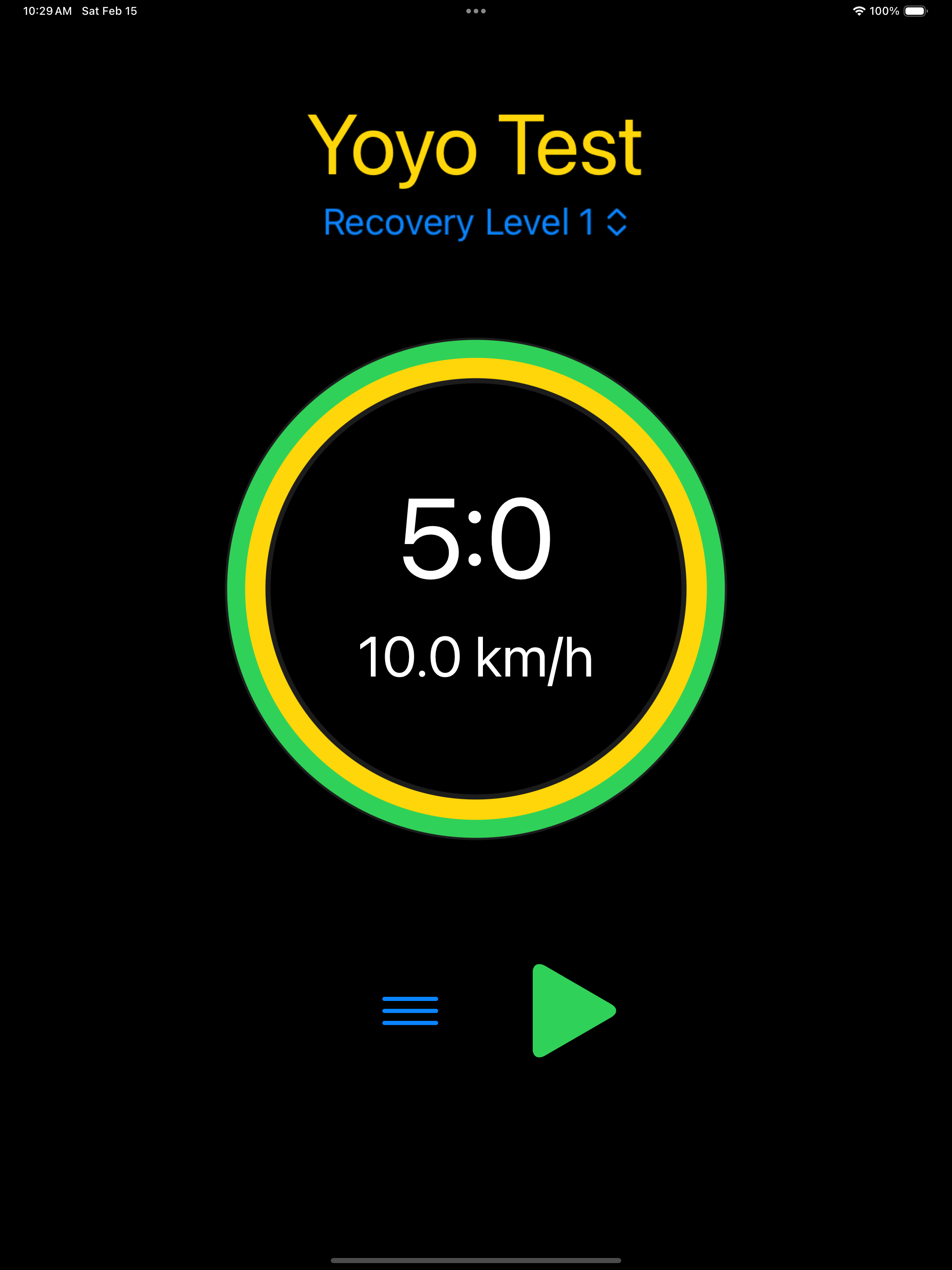 Yoyo Test