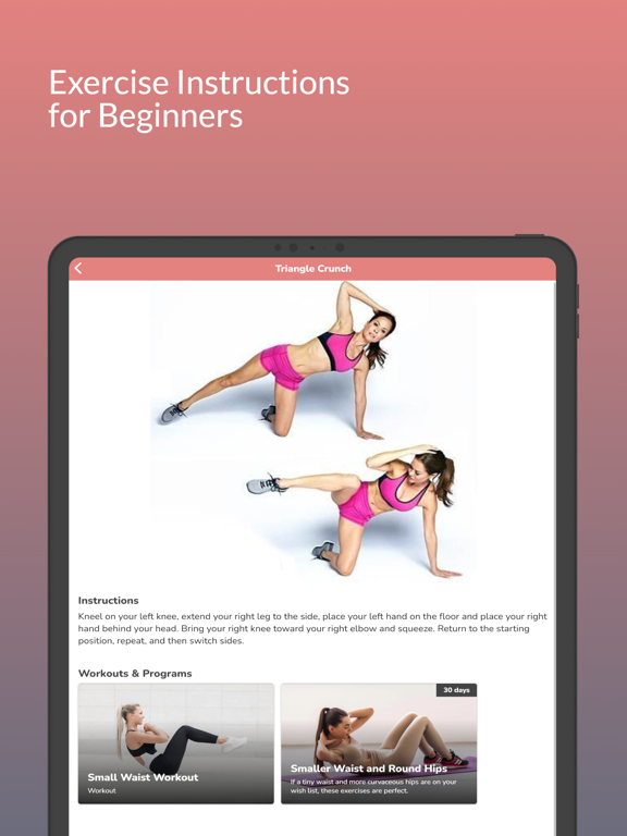 Exercise To Reduce Waist Size iPad screenshot