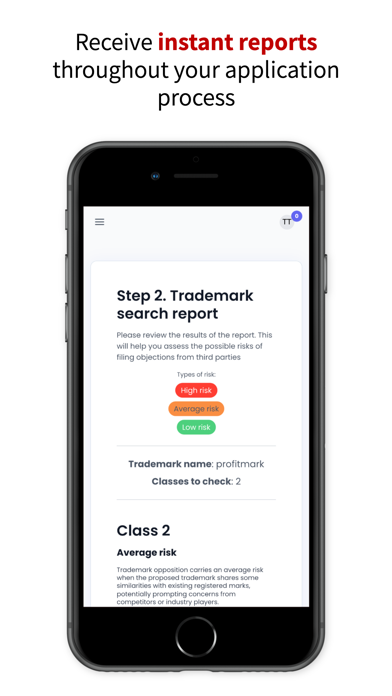 Profitmark trademark assistant Screenshot