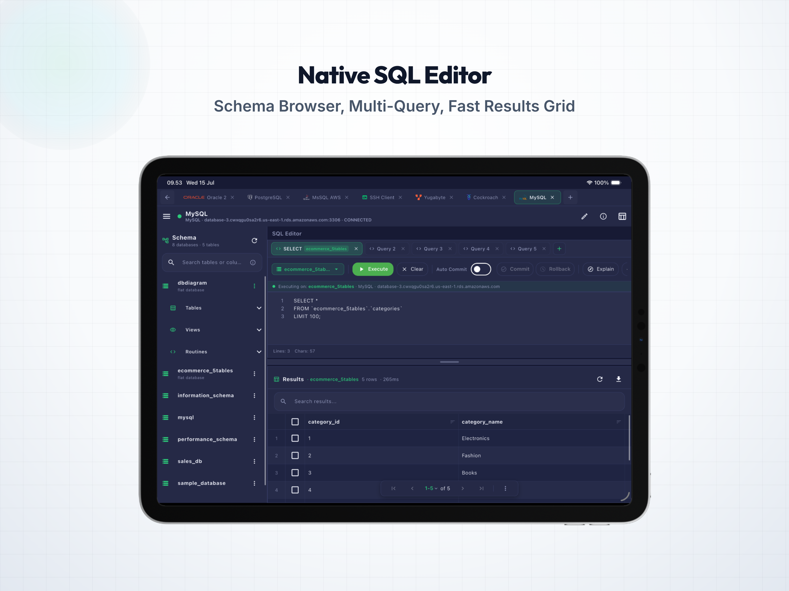 SQLSSH: Database Client/SSH/S3 screenshot 9