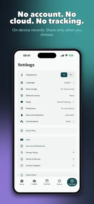 Cyla - Private Period Tracker screenshot 3