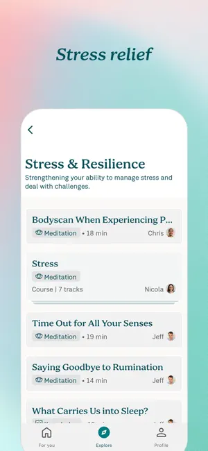 7Mind: Guided Meditation Coach screenshot 3