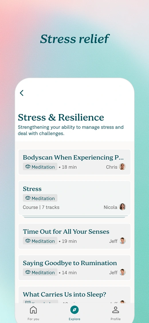 7Mind: Guided Meditation Coach screenshot 3