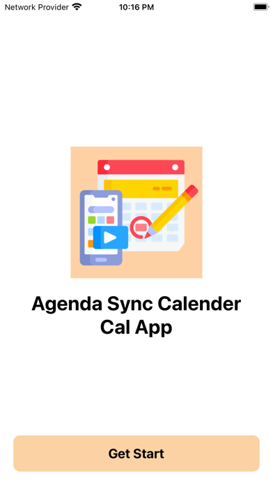 AgendaSyncCalenderCalApp Screenshot