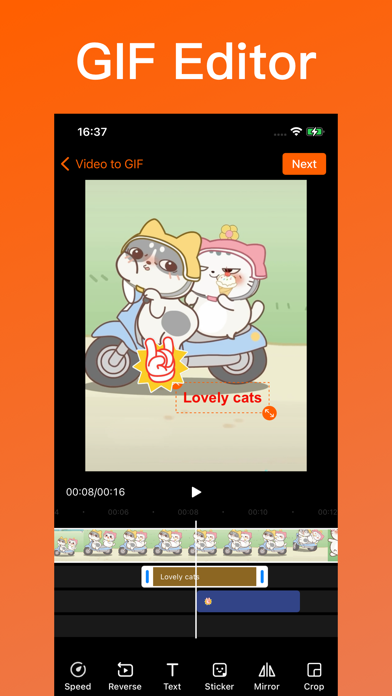 GIF Maker - Editor & Convertor Screenshot