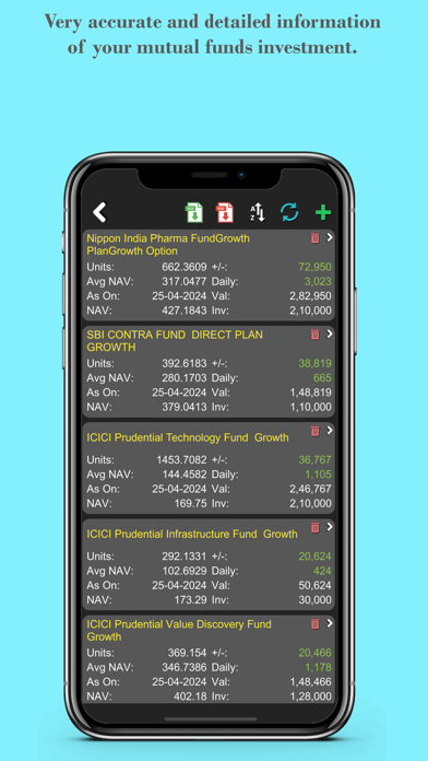 Track My Fund Portfolio India Screenshot