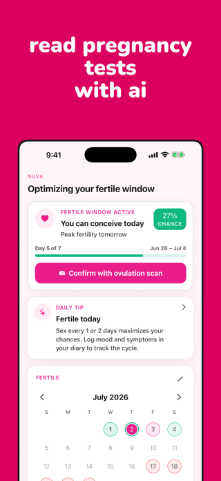 Nuva: Pregnancy Test Checker Screenshot 1 of 5