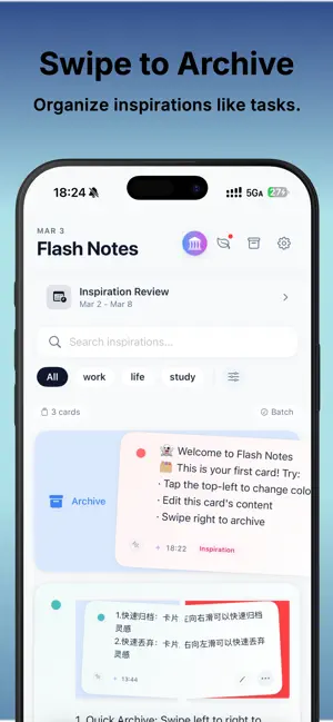 Flash Notes-Idea Cards & Memo screenshot 2