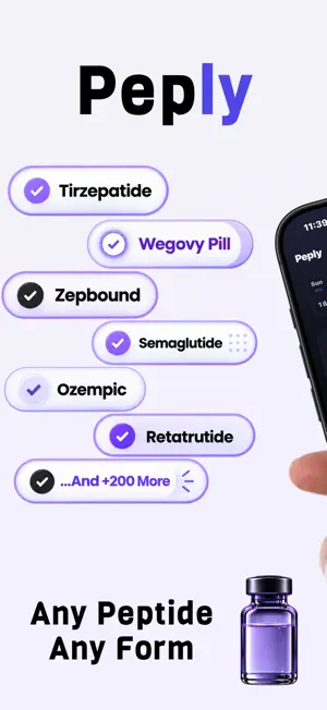 Peply: Peptide Tracker & TRT screenshot 1