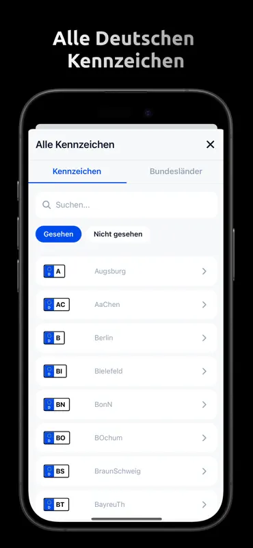 Kennzeichen Sammeln screenshot 8 of 8