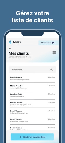 Fidelize Marchand screenshot