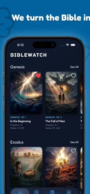 BibleWatch - Watch the Bible iPhone screenshot 2