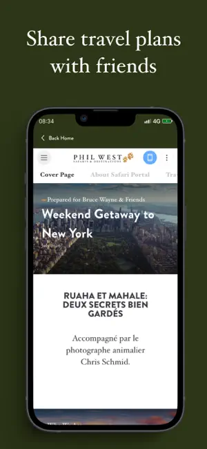 Phil West Safaris screenshot 4