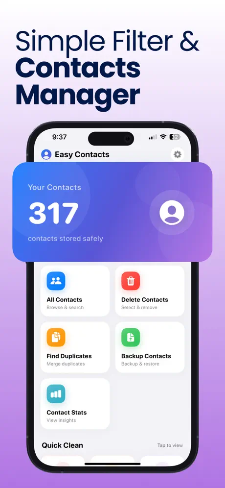 Easy Contacts: Contact Manager 联系人管理应用截图