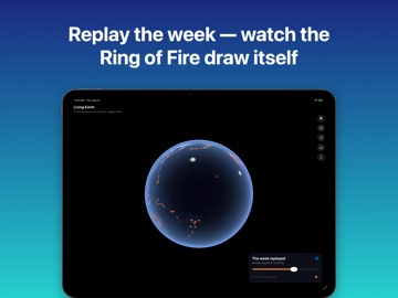 Living Earth: Disaster Tracker iPad screenshot