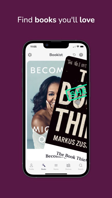 Bookist iPhone screenshot 1 - Book app