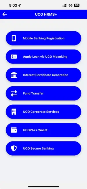UCO HRMS+ screenshot 3