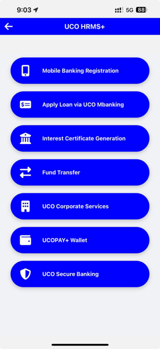 UCO HRMS+ Screenshot 3 of 4