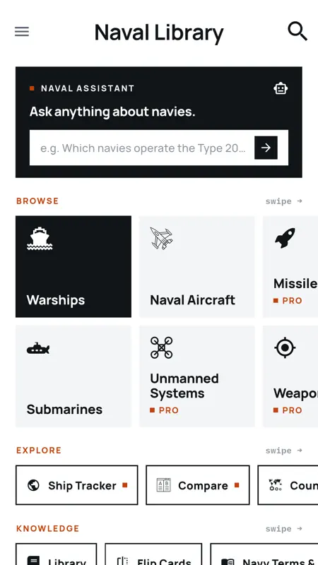 Naval Library & Modern Warship screenshot 1 of 9