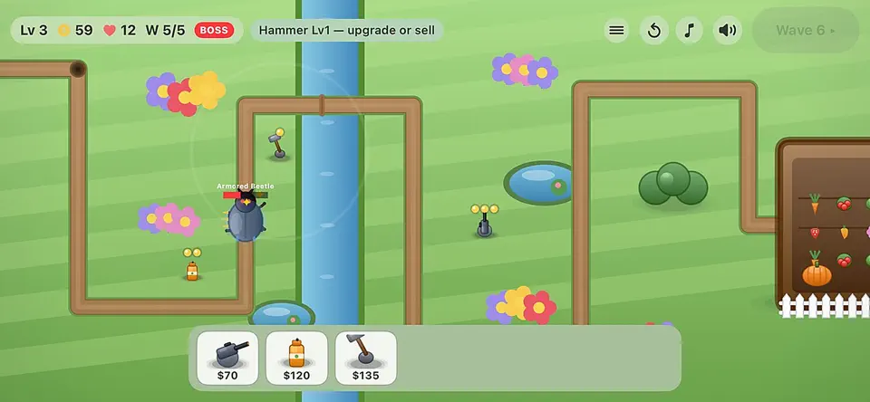 Screenshot von Garden Guard auf dem iPhone 3