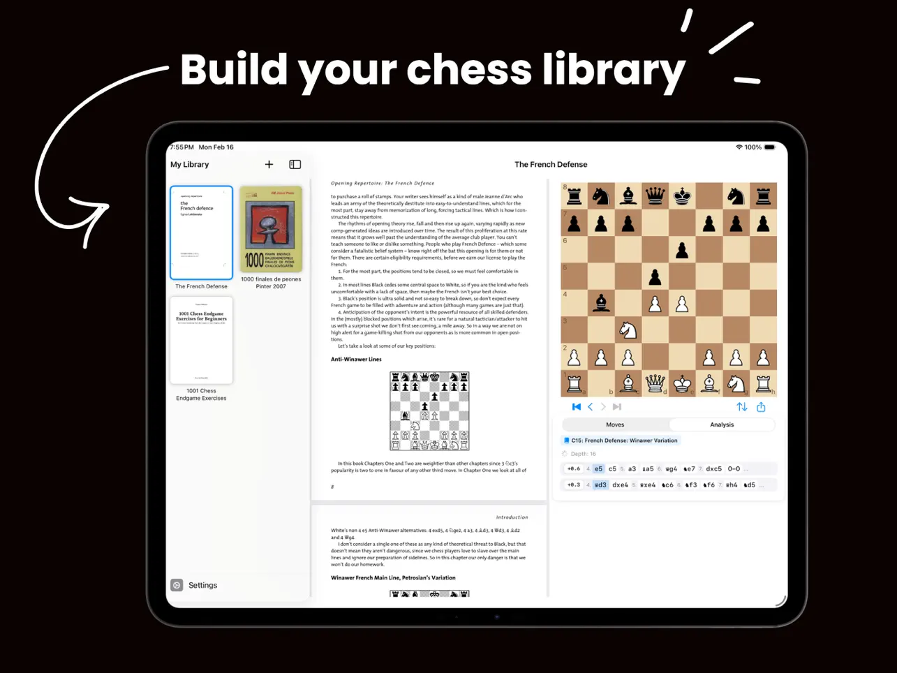 Screenshot #5 pour Book2Board: Étudier Échecs