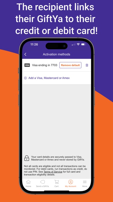 GiftYa - Send Gift Cards Screenshot
