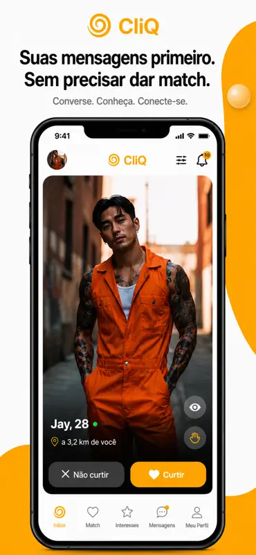 CliQ – Chat e Encontros Gay screenshot 3 of 6