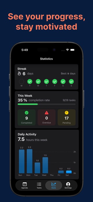 ADHD Planner: Focus, Tasks Screenshot 5 of 6