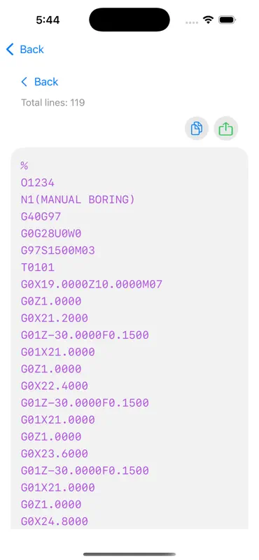 Cnc Turning Programming Pro screenshot 7 of 10