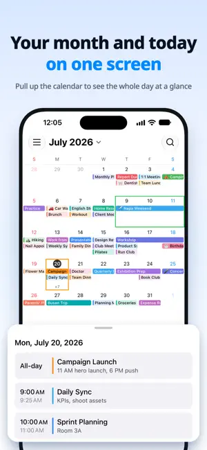 Tempo Calendar: Daily Planner screenshot 1