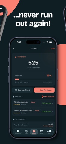 Ammofy - Gun & Ammo Tracker iPhone screenshot