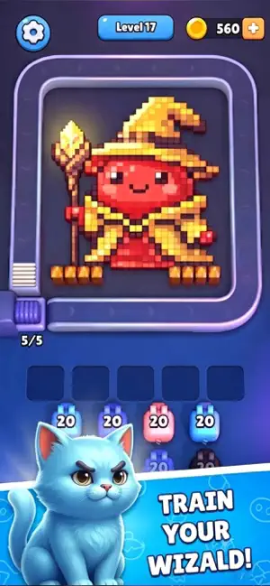 Pixel Flow - Kitten Flow Games screenshot 1