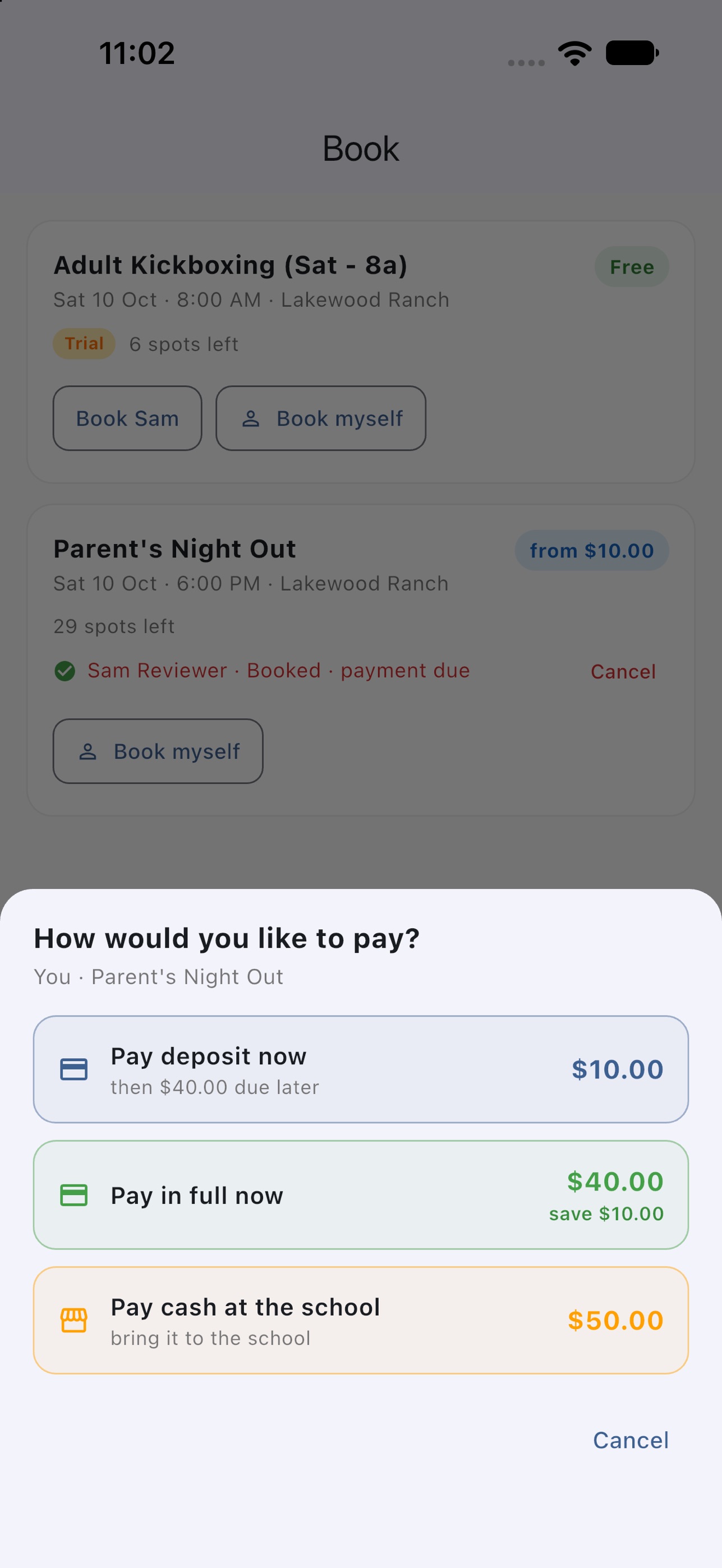 Screenshot 1 of FlowHQ Parent