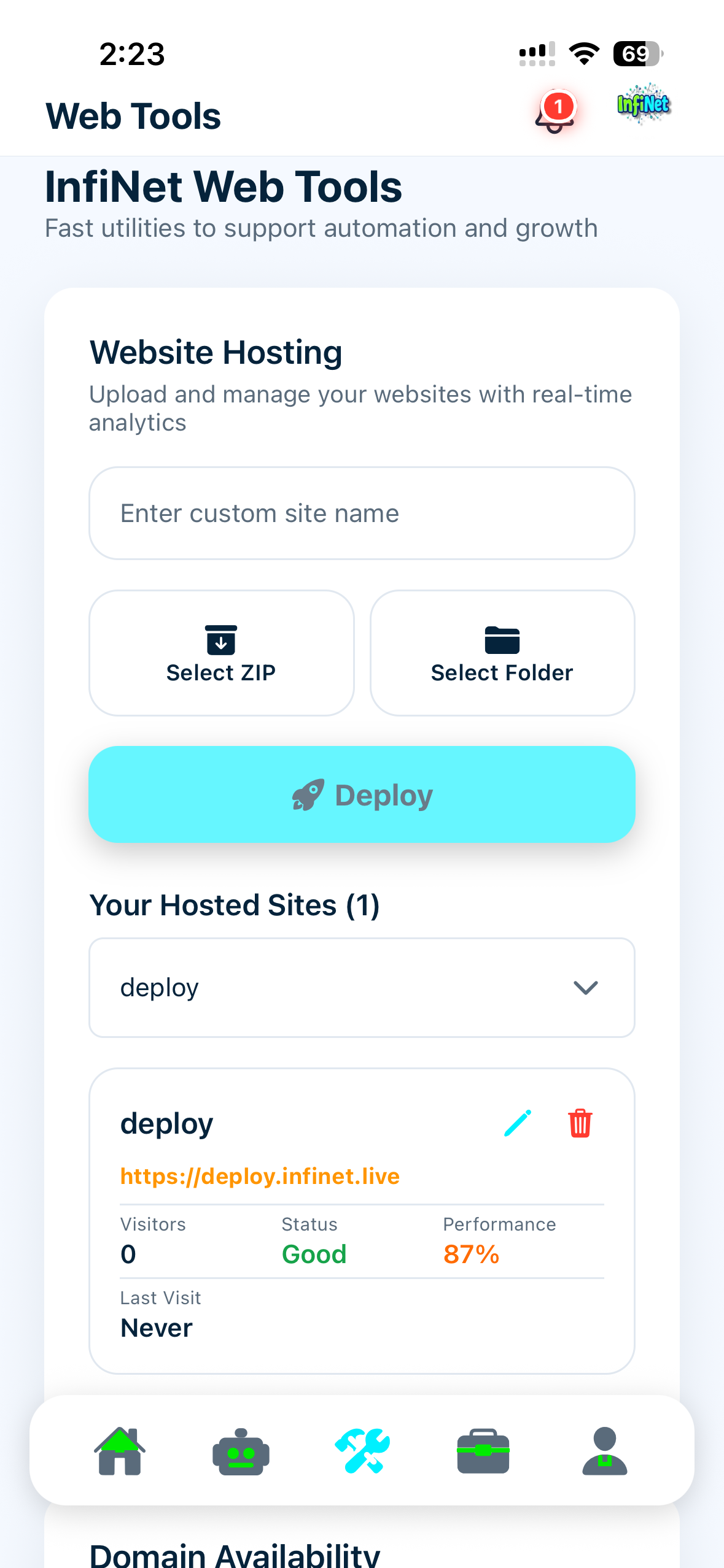 InfiNet Hub