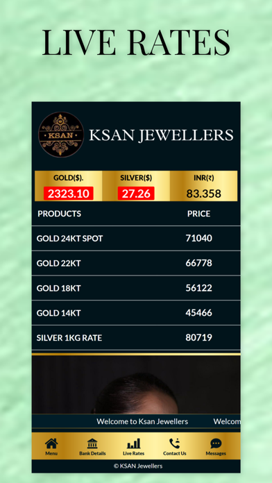KSAN Jewellers Screenshot