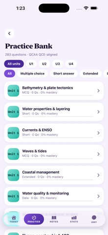QCAA Study Marine Science iPhone screenshot