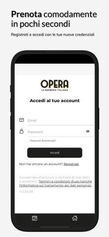 OPERA La Barberia Italiana iPhone screenshot