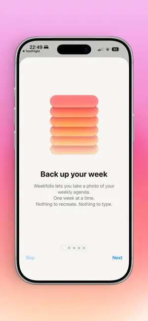 Weekfolio screenshot 1