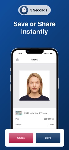 Green Card Photo Maker App Screenshot 6 of 7