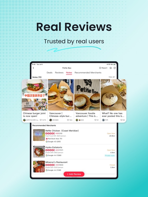 Fantuan-Asian Food & Services iPad screenshot 4 - Food & Drink app