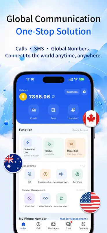 IntBell: Phone Calls + Texts screenshot 1 of 6