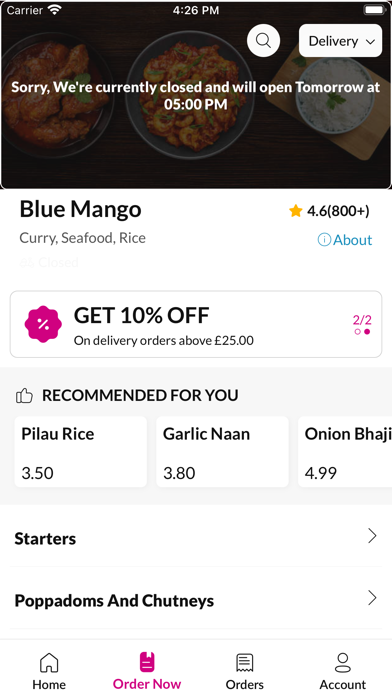 Blue Mango Screenshot