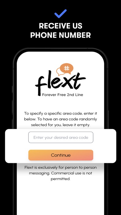 Flext - 2nd Phone Number Screenshot