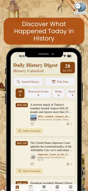 Daily History Digest screenshot 1