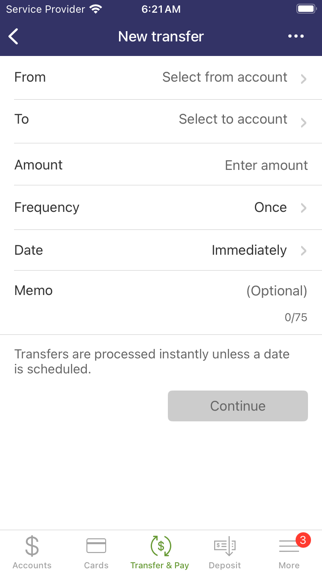 Abri Credit Union Screenshot
