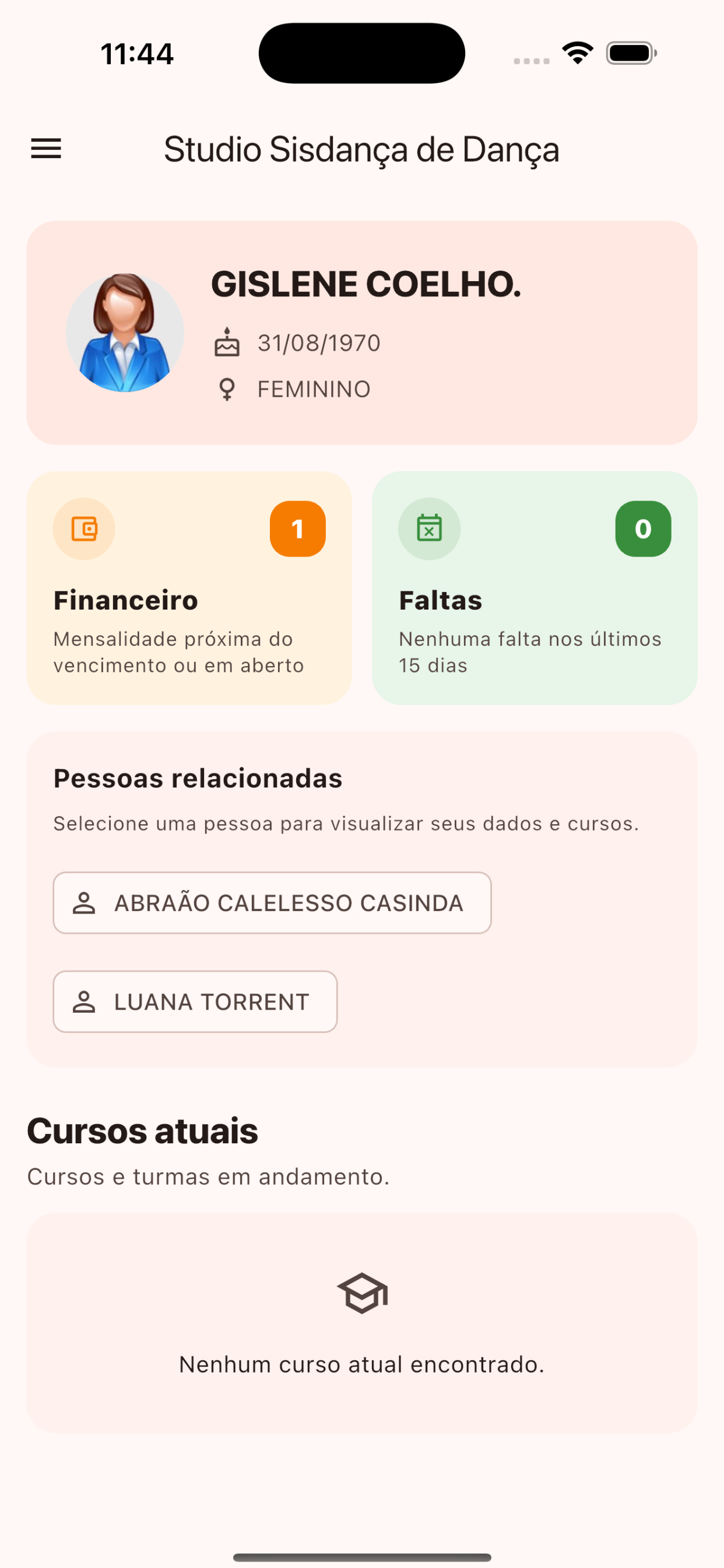 Sisdança screenshot 3