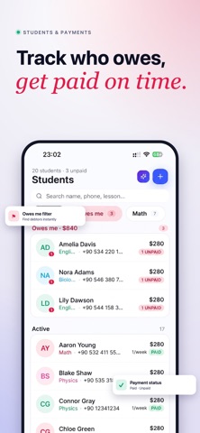 TeacherHub: Payment Tracker Screenshot 4 of 4