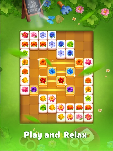 Tile Blossom: Match Puzzle iPad screenshot