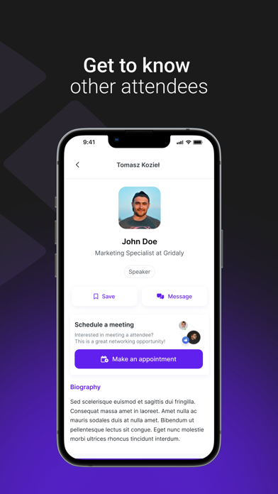 Gridaly: Event app
