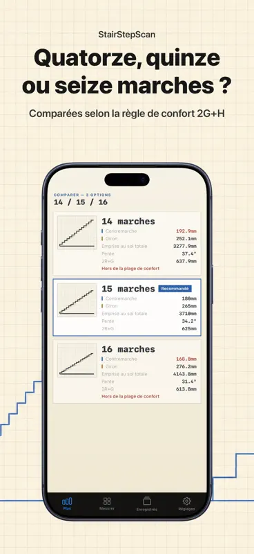 Calcul d'Escalier: Découpe screenshot 3 of 10
